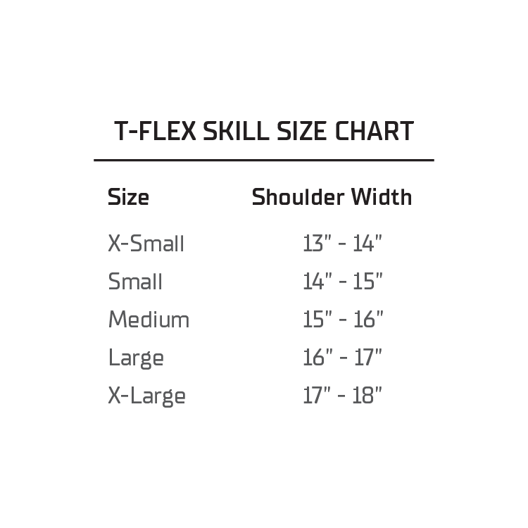 T-FLEX YOUTH SHOULDER PADS