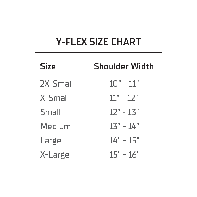 Y-FLEX YOUTH SHOULDER PADS